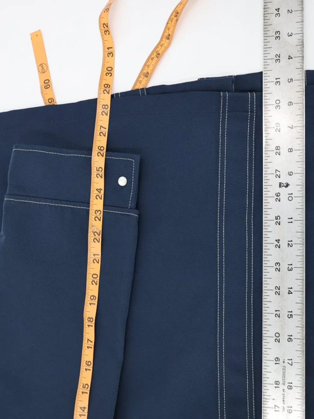 VTG Levis Panatela tops Jacket Mens XL Blue Western pearl Snap button 70s pocket - Picture 9 of 15